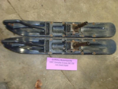 1997 YAMAHA VMAX SX 700 cabeça vermelha SnoStuff sno stuff esquis plástico com eixos - Imagem 1 de 4