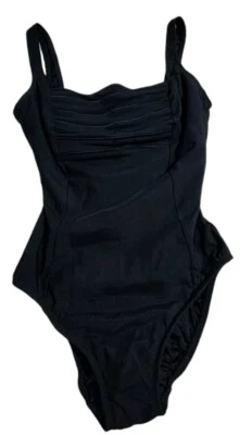 Traje de baño de una pieza negro Longitude para mujer talla 12 Foto 1 de 3
