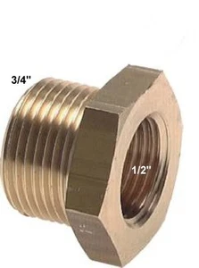 Boquilla reductora G 3/4"" AG - G 1/2"" IG 16 bar latón - Imagen 1 de 1
