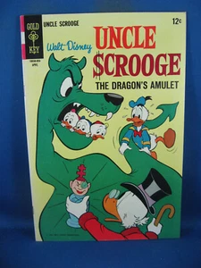 UNCLE SCROOGE 74 F VF HIGH GRADE DRAGONS AMULET 1968 GOLD KEY - Picture 1 of 2