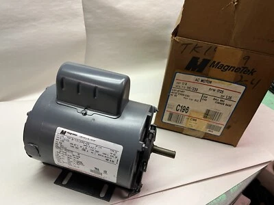 MOTOR MAGNETEK,C196,1/4HP 1725RPM 1PH 115/230V CUADRO K48 8-151290-03 Foto 1 de 4