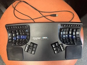 Kinesis Advantage KB500 Ergonomic Keyboard, USB/MPC, Black Working Tested - Photo 1/2