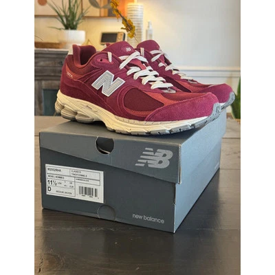 New Balance 2002R M2002RHA Bordeaux Red Wine Burgundy Size 11.5 Men New!  - Image 1 of 4
