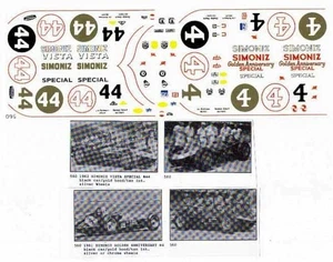 Fred Cady Decal #560 1961 Simoniz Golden Anniversary #4 Black & Gold Car - Picture 1 of 1