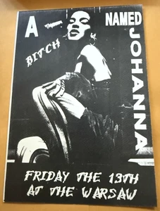 Warsaw Gay Club South Beach Miami 1990s Adv Postcard Bitch Johanna France Joli - Picture 1 of 2