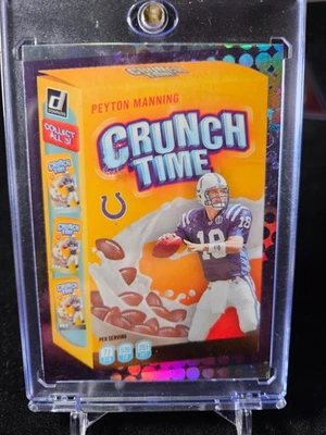 2022 Panini Donruss - Crunch Time Peyton Manning #CT-8 SSP Case Hit Colts Bronco - Image 1 of 2