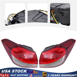 Tail Light Driver + Passenger Side Outer Rear Tail Lamps For 2017-2018 Kia Forte - Picture 1 of 12