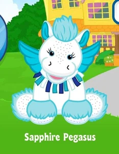 Webkinz Classic Sapphire Pegasus Adoption Code Only MESSAGED - Picture 1 of 1