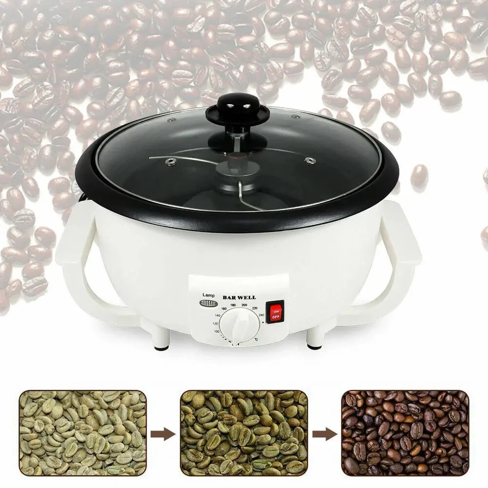 1200W Home Electric Coffee Bean Roaster with Constant Temperature Heating US - Image 1 of 4