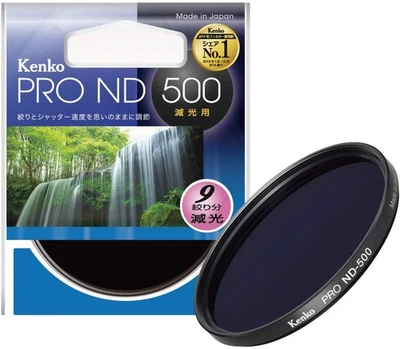 Kenko ND Filter Pro-ND500 72mm 1/500 For light amount adjustment 062739 - Image 1 of 4