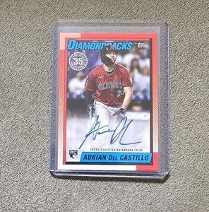 2025 Topps Update Adrian Del Castillo RC 35th 1990 Topps Autograph #90B2-ADC - Picture 1 of 6