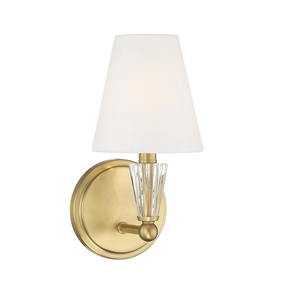 Trade Winds Bianca 1-Light Wall Sconce in Natural Brass - Image 1 of 1