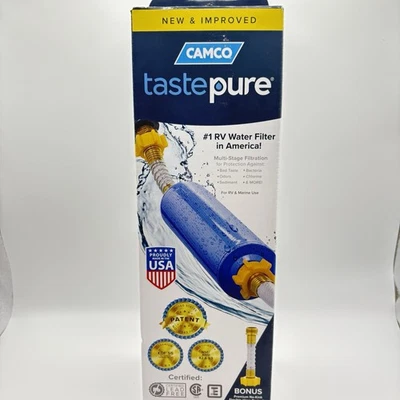 TastePURE RV Inline Water Filter Flexible Hose Protector Advanced NEW - Image 1 of 4