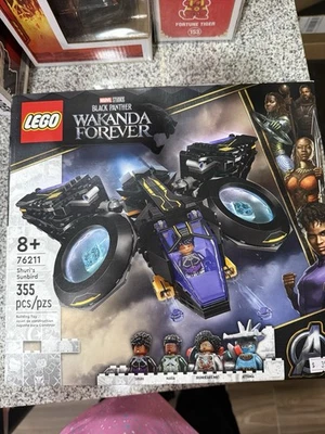 LEGO Marvel Black  Panther Wakanda Forever  Shuri's Sunbird 76211 New in Box - Image 1 of 4