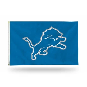 NFL Fútbol Detroit Lions Estándar 3' x 5' Bandera Una Cara - Interior... - Imagen 1 de 8