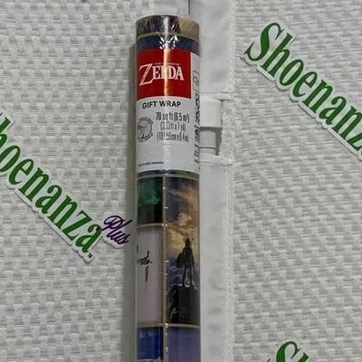 Papel de embrulho para presente Legend Of Zelda Breath Wild Tears Kingdom 70 pés quadrados - Imagem 1 de 4