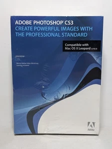 Adobe Photoshop CS3 for Mac P/N 13102498 - Brand New & Sealed - Picture 1 of 5