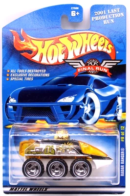 Hot Wheels 2001 Final Run #9 Radar Ranger cromo/negro WLDW3spkOR's Foto 1 de 4