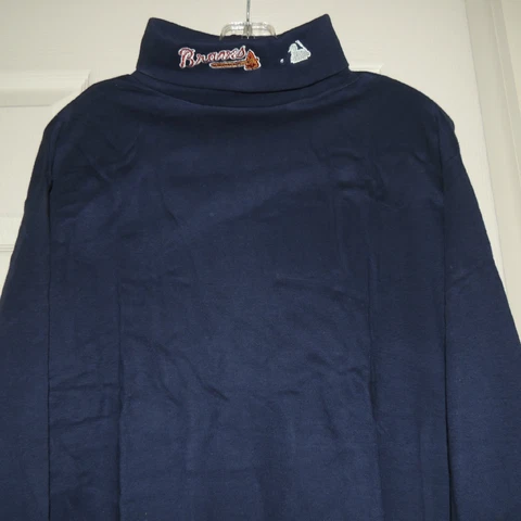 Atlanta Braves Turtleneck Jersey Shirt New XL Cover