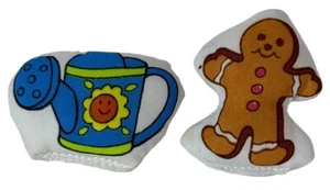 (2) Vintage Cabbage Patch Kids CPK Pin-Ups Pillows Gingerbread Man Watering Can - Picture 1 of 4