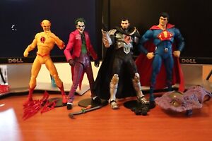 Mcfarlane DC Multiverse Joker, Reverse Flash, Ultraman, General Zod Lot