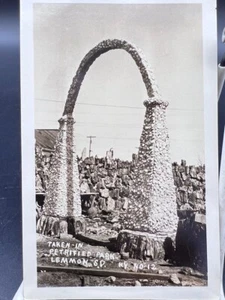 Vintage Antique RPPC Postcard Petrified Park Lemmon Hwy 12 South Dakota Unposted - Picture 1 of 2
