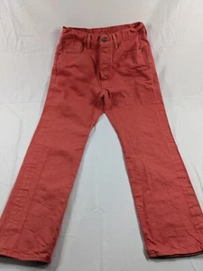 Levis 501 XX Mens Size 28x27 measured ( 30x30 tag) Button Fly Pink Chinos - Picture 1 of 9