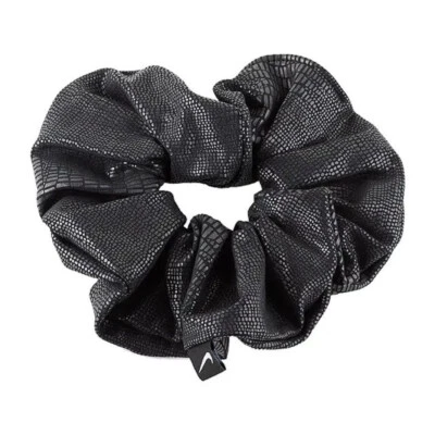 Nike Mujer Corbata de Pelo Reunido Cinta para el Pelo Grande Scrunchie Negro Dri Fit - NUEVO Foto 1 de 4
