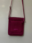Vera Bradley Fuchsia/hot Pink Quilted Adjustable Crossbody Small Bag Purse
