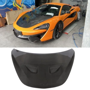 Panel de cubierta de motor capó delantero de carbono seco para McLaren 540C 570S 600LT 2015-20 - Imagen 1 de 12