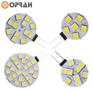 G4 Caravan Boat Bulb 5050 6/9/12/24SMD Disc LED Bulbs 12V DC White/Warm White - Picture 1 of 19