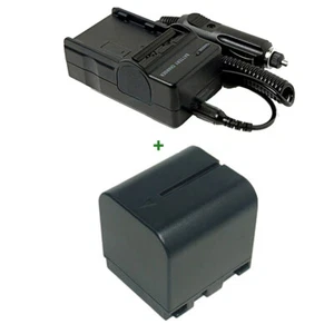 Batería + Cargador PARA JVC BN-VF707U GZ-MG505 GR-D370U GZ-MG21U GZ-MG27U GZ-MG37U - Imagen 1 de 5