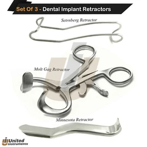 Dental Minnesota Retractor Molt Gag Dental Sternberg Cirugía Oral Abridor Bucal - Imagen 1 de 4
