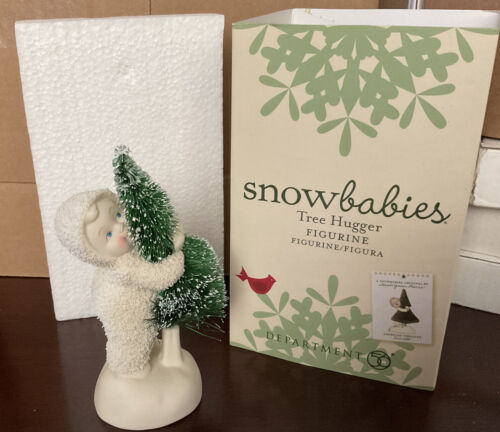 snowbabies dept 56 figurine Tree Hugger