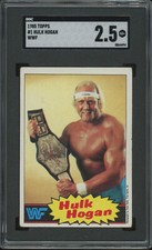 1985 Topps WWF #1 Hulk Hogan RC Rookie GD+ SGC 2.5