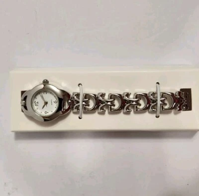 Reloj Pulsera Avon Elegante Eslabón Abierto 6.5-8" NUEVO Foto 1 de 4