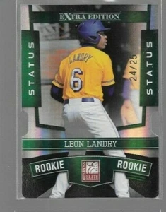 2010 Donruss Elite Extra Edition Status Leon Landry #120 #'d 24/25 Dodgers - Picture 1 of 1