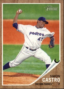 2011 Topps Heritage Minors #77 Simon Castro