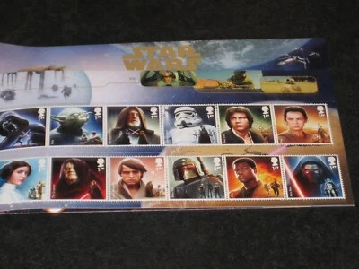 STAR WARS: Presentation Pack Number: 518 containing Minisheet  Total of 18 x 1st - image 1 of 4