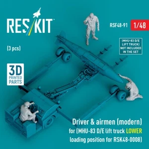 1/48 ResKit RSF48-0091 Driver & Airmen (modern) (3 pcs) (MHU-83 D/E Lift Truck L - Bild 1 von 3