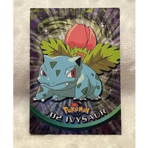 Tarjeta De Colección Serie de Animación de TV Pokémon #02 Ivysaur Holo-Black Topps-(1999) - Imagen 1 de 9