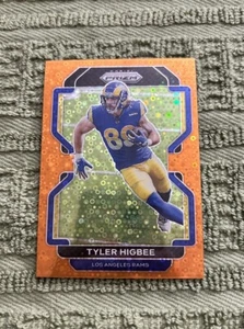 2021 PRIZM Football #66 Tyler Higbee Orange No Huddle PRIZM - Picture 1 of 2