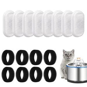 Filtro de fuente de agua automático para gatos 16 piezas repuesto de filtro de fuente para mascotas nuevo - Imagen 1 de 12