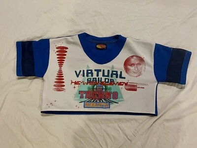 Очень редкая футболка Raver Techno Top Paris Hilton Virtual Sailor Club Felix средняя  - Изображение 1 из 4