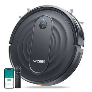 3000Pa Robot Vacuum Cleaner Smart Robot with Alexa Carpets / Hard Floors Black - Picture 1 of 12