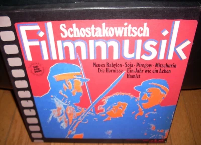 SHOSTAKOVICH filmmusik / film music ( classical ) 4lp box melodiya - Image 1 of 4