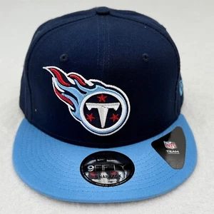 Tennessee Titans Logo NFL Snapback Cap Hat Adjustable Blue 9Fifty New Era - Picture 1 of 11