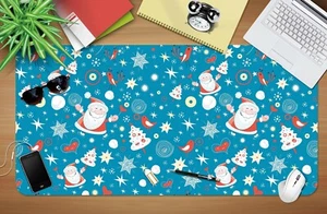 3D Cartoon Cute Santa Claus I834 Christmas Non-slip Desk Mat Keyboard Pad Amy - Picture 1 of 8