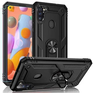 Heavy Duty Armor Phone Case for Galaxy A11 - Includes Screen Protector - Picture 1 of 8