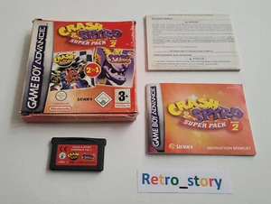 Nintendo Game Boy Advance GBA - Crash & Spyro Super Pack Volume 2 - PAL - EUR - Picture 1 of 11
